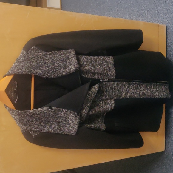 Chicos Faux-Fur Collar Coat - Picture 3 of 5